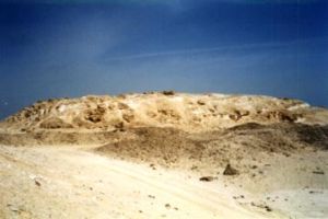 Ruin pyramid at Abu Roash