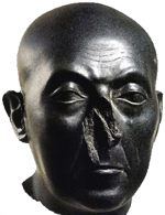 Head of statue. Boston Museum