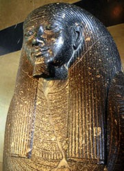sarkofag Merimose z czarnego granitu. British Museum